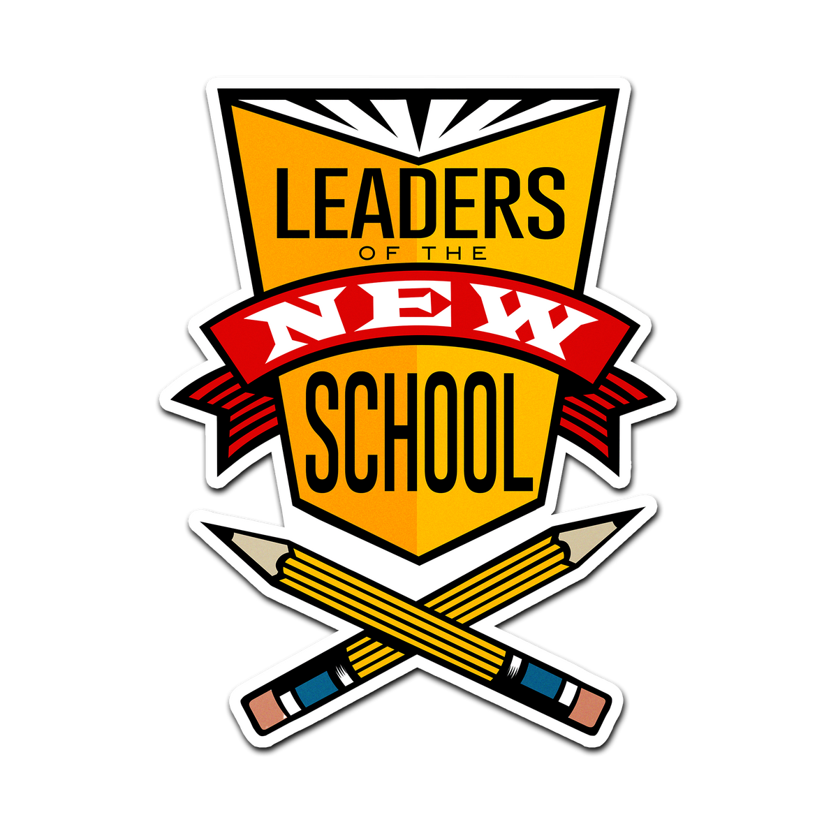 Leaders of the New School Pencil Sticker