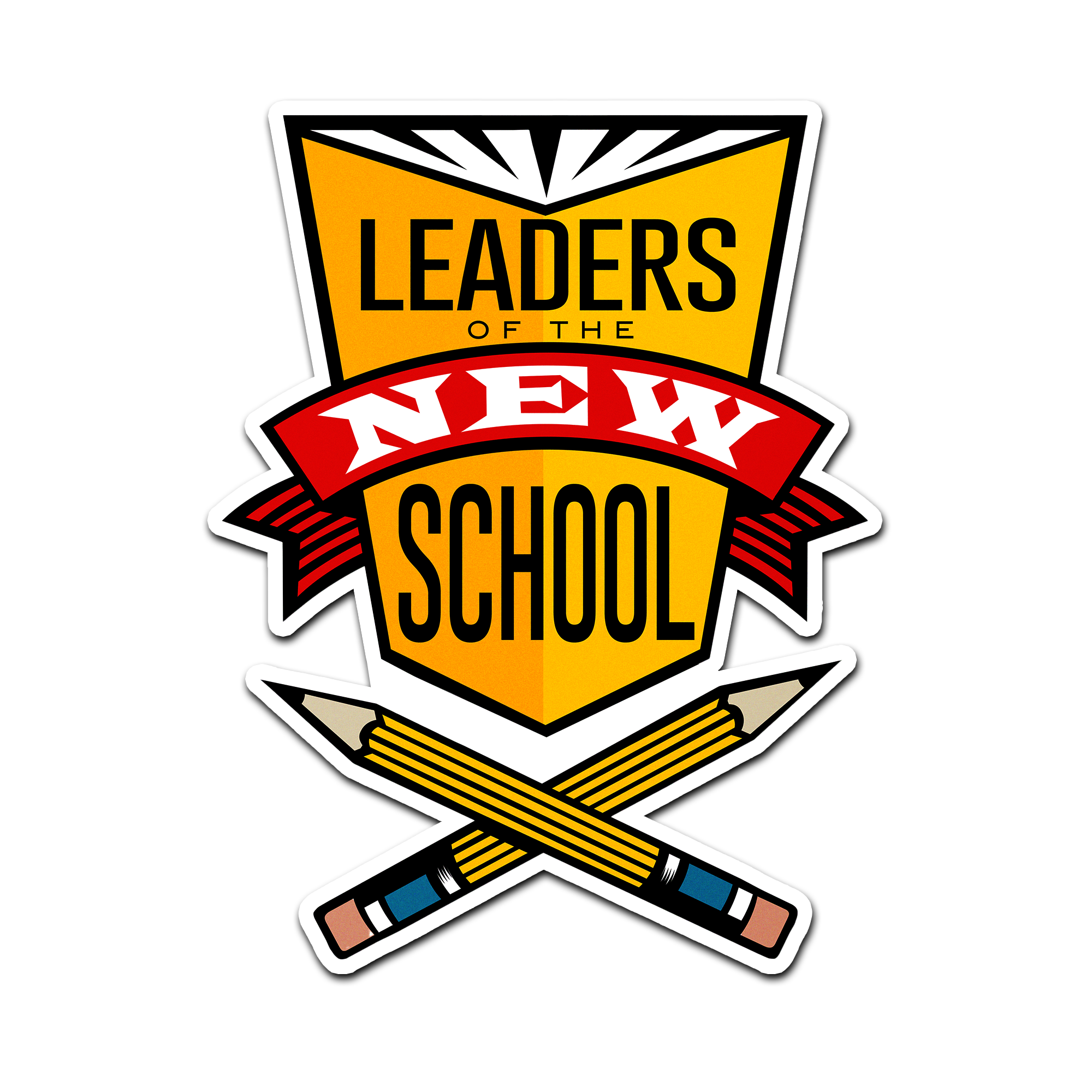 Leaders of the New School Pencil Sticker