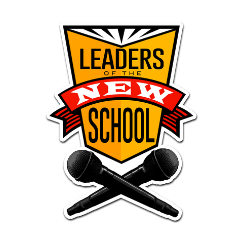Leaders of the New School Microphone Sticker